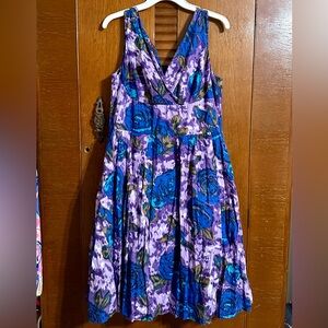 Emily and Fin Lillian Dress in Blue Rose